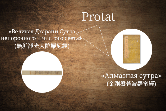 Protat, 無垢淨光大陀羅尼經, 金剛盤若波羅蜜經