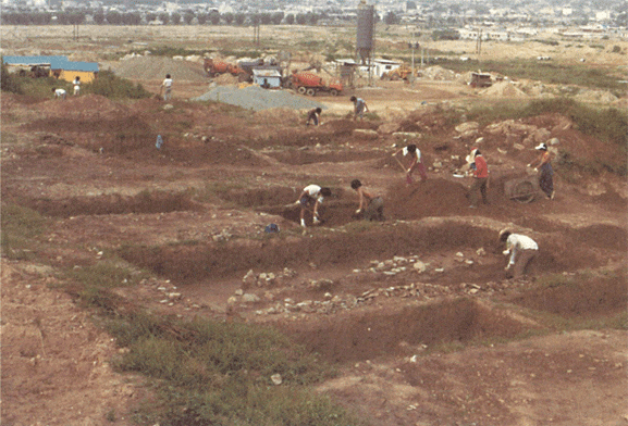 Trabajos de excavación en el Sitio del Templo Heungdeoksa 